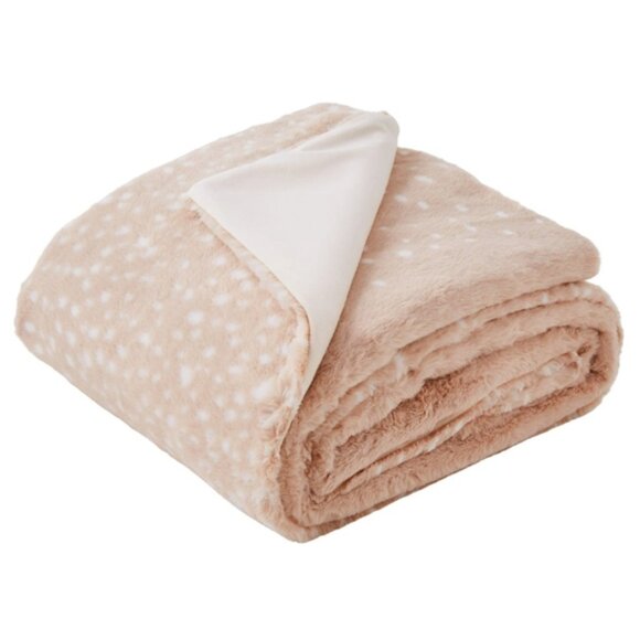 Member's Mark Luxury Faux Fur Throw 60" x 70" - Deer - Picture 2 of 2